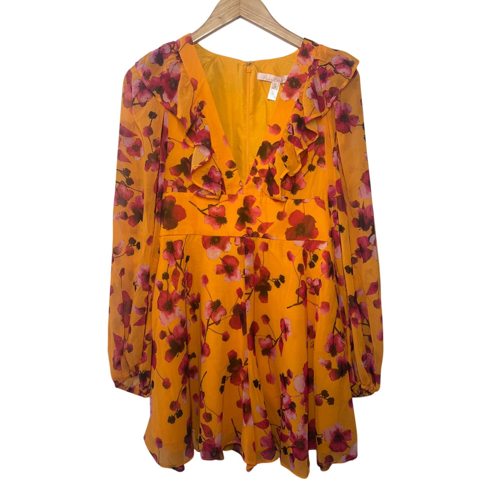 Anthropologie Hutch Marigold Boho Ruffle Cottage Fairy Romper S NWT Romantic